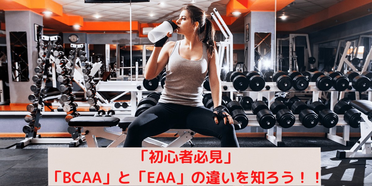 「初心者必見」「BCAA」と「EAA」の違いを知ろう！！